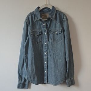 Polo Ralph Lauren Girls Denim Shirt sz 12